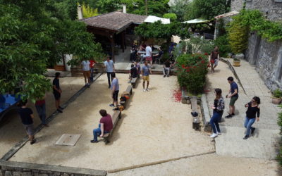 The animations of the Clé des Champs are located around the field of Petanque...