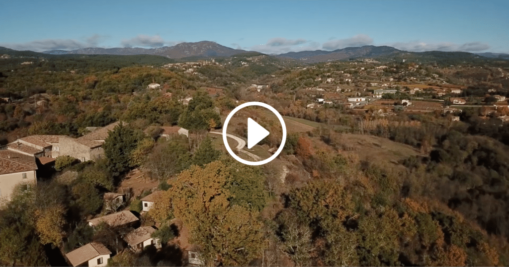 La Clé des Champs vue du ciel