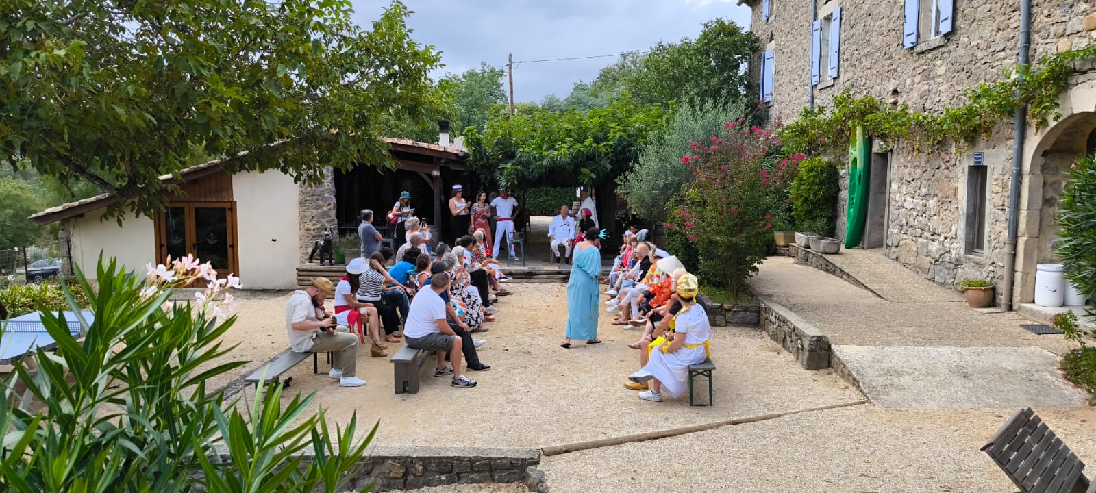 Un bel anniversaire de mariage à la Clé des Champs en Ardèche